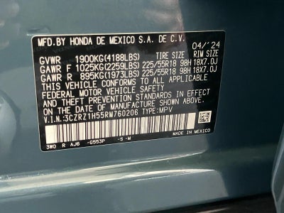 2024 Honda HR-V Sport 2WD CVT