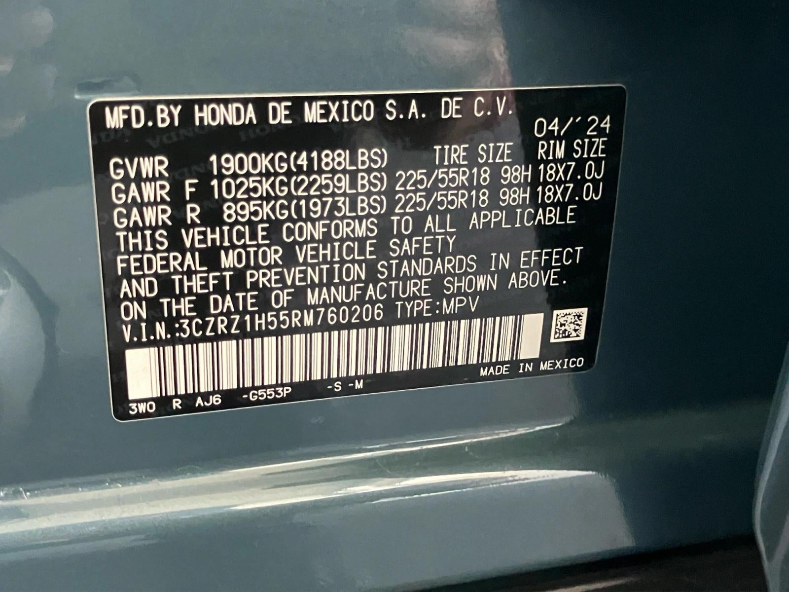 2024 Honda HR-V Sport 2WD CVT