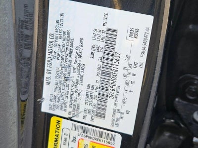 2014 Ford Fusion 4dr Sdn SE FWD