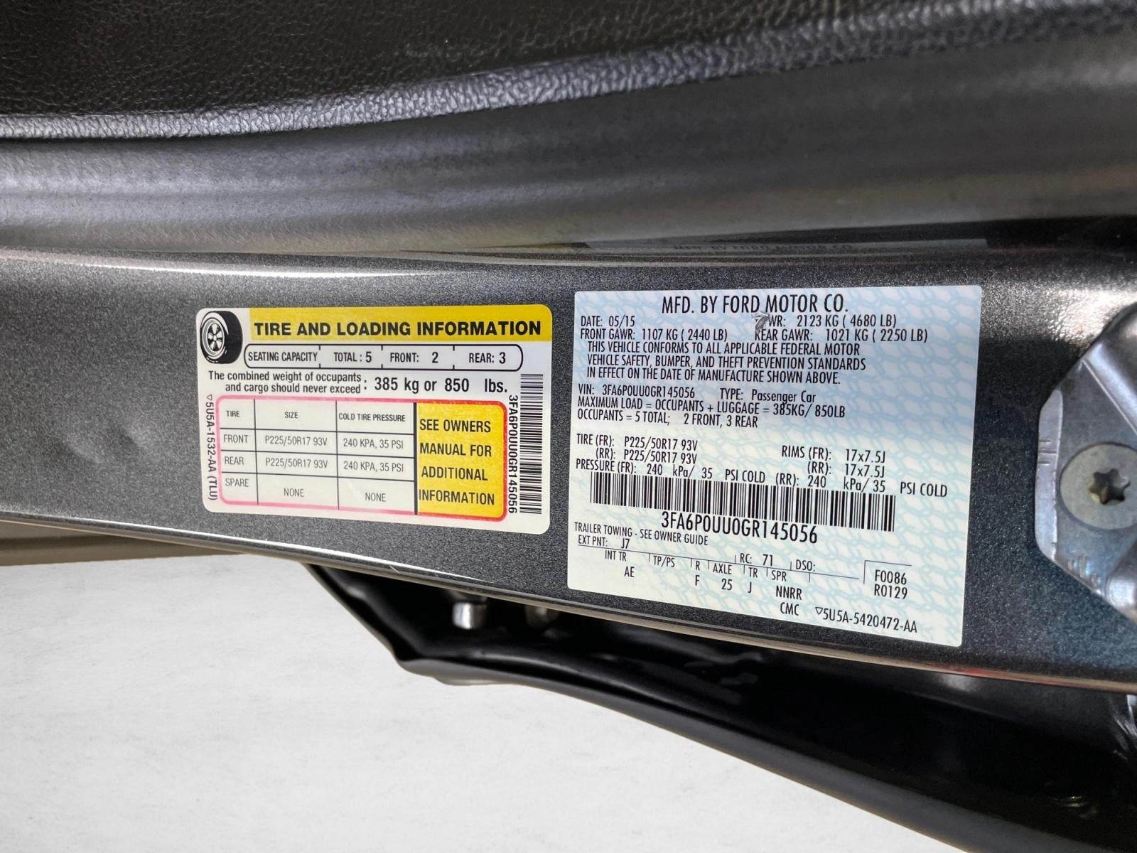 2016 Ford Fusion 4dr Sdn S Hybrid FWD