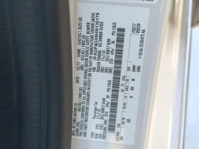 2017 Ford Fiesta ST Hatch