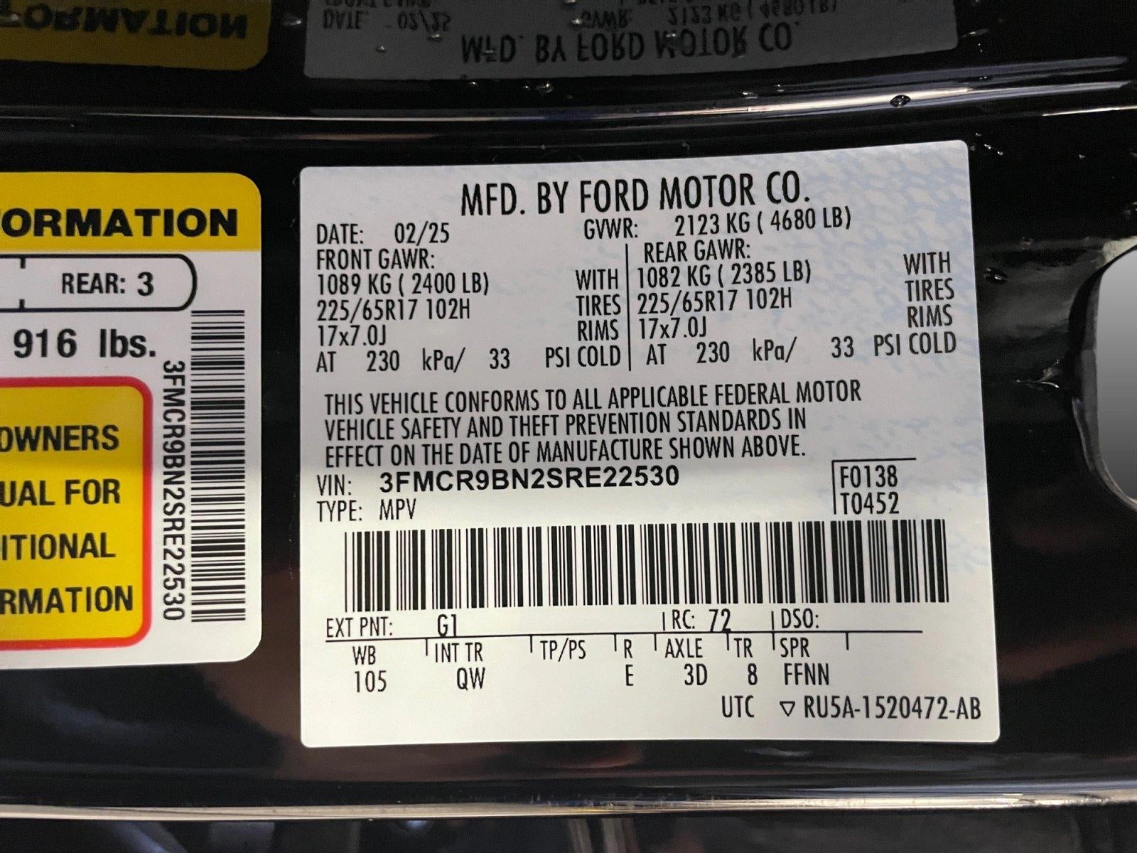 2025 Ford Bronco Sport Big Bend 4x4