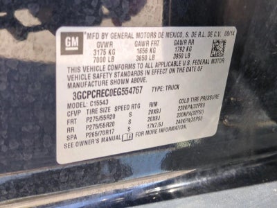 2014 Chevrolet Silverado 1500 Crew Cab Short Box 2-Wheel Drive LT w/1LT