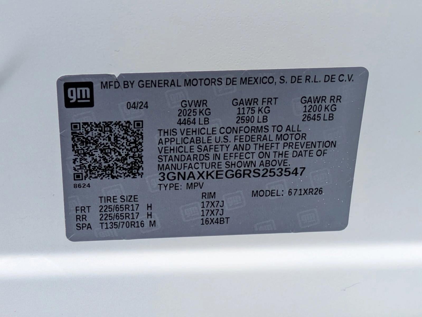 2024 Chevrolet Equinox FWD LT