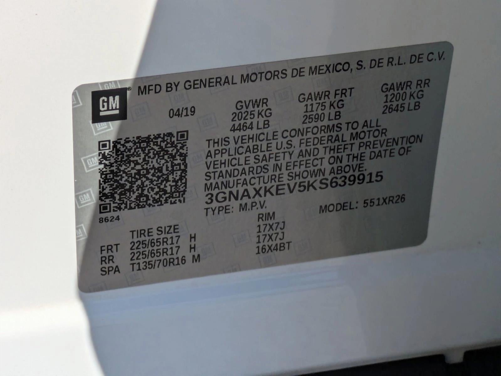 2019 Chevrolet Equinox FWD LT