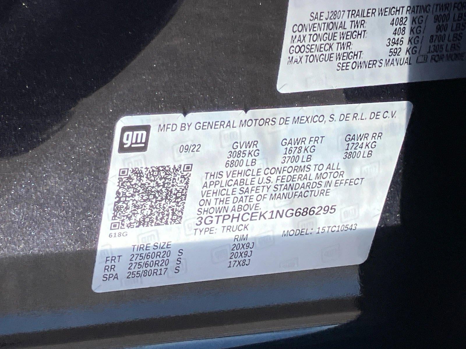 2022 GMC Sierra 1500 Crew Cab Short Box 2-Wheel Drive Elevation