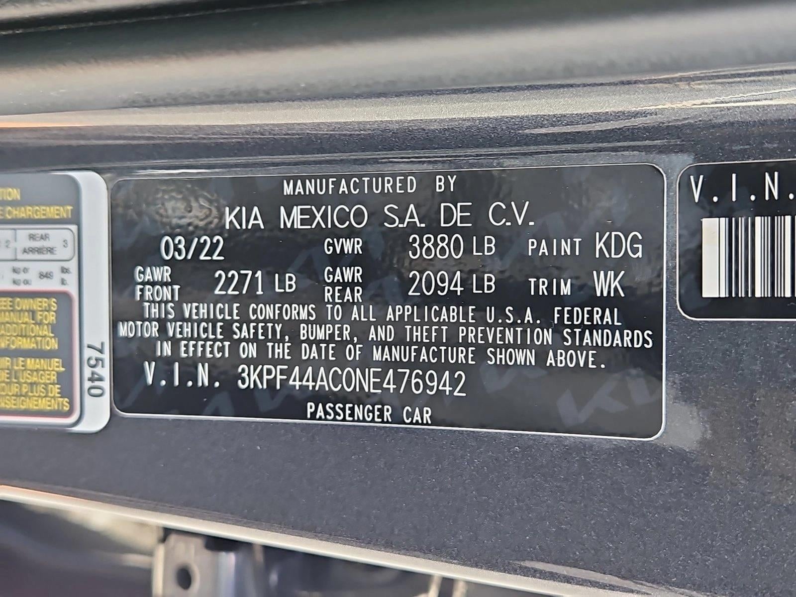 2022 Kia Forte GT Manual