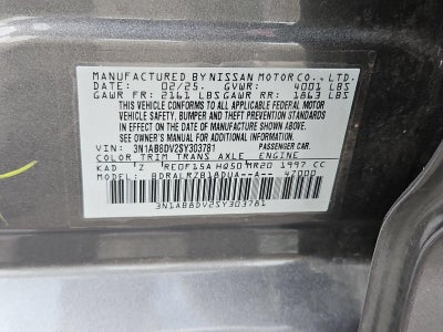 2025 Nissan Sentra SR CVT