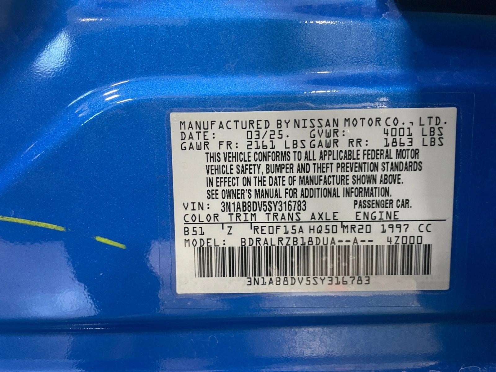 2025 Nissan Sentra SR CVT