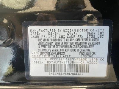 2024 Nissan Versa SV CVT