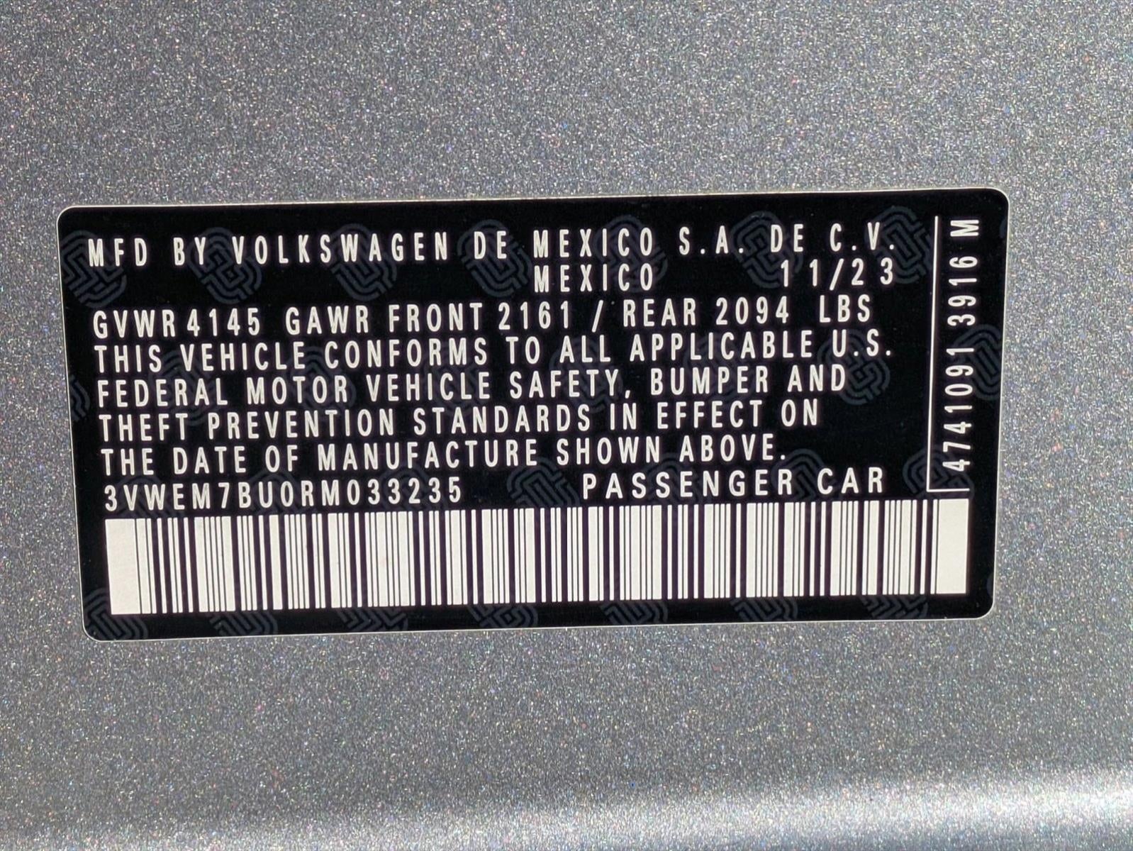 2024 Volkswagen Jetta SE Auto