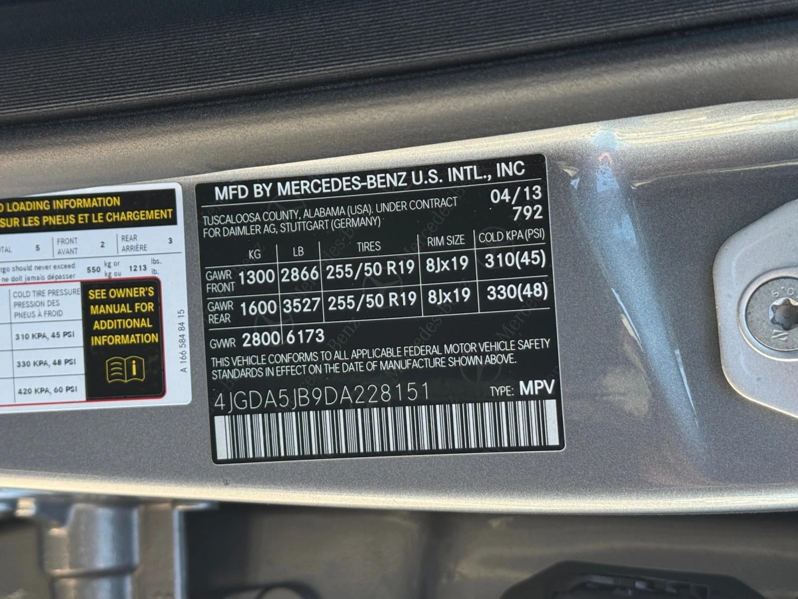 2013 Mercedes-Benz M-Class ML 350 SUV