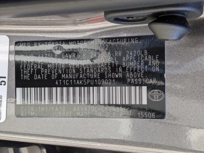 2023 Toyota Camry LE Auto (Natl)