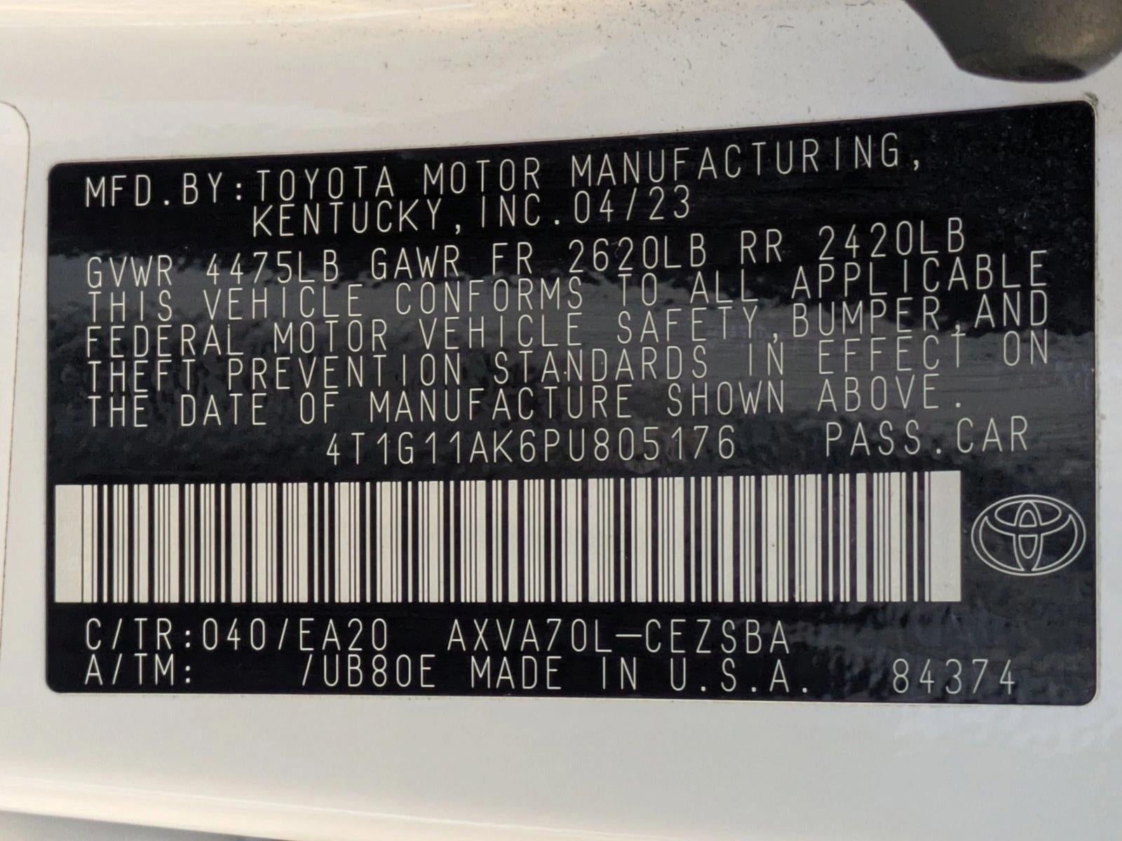 2023 Toyota Camry SE Auto (SE)