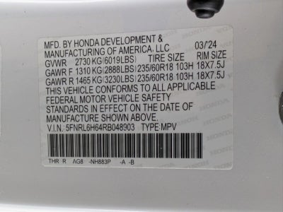 2024 Honda Odyssey EX-L Auto