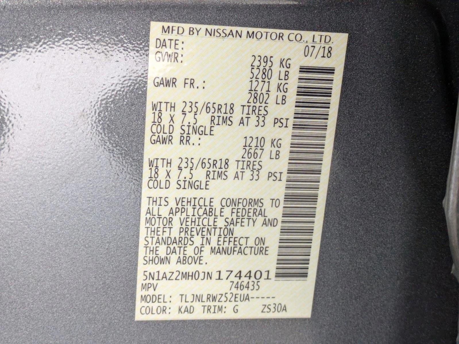 2018 Nissan Murano AWD SL