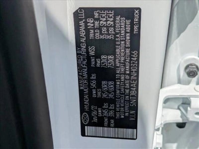 2022 Hyundai SANTA CRUZ SEL FWD
