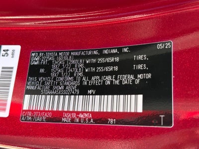 2025 Toyota Grand Highlander XLE FWD (Natl)