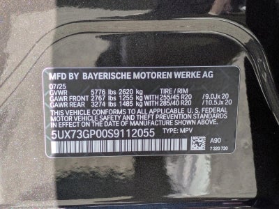 2025 BMW X3 M50 xDrive Sports Activity Vehicle