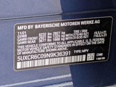 2022 BMW X5 xDrive40i Sports Activity Vehicle