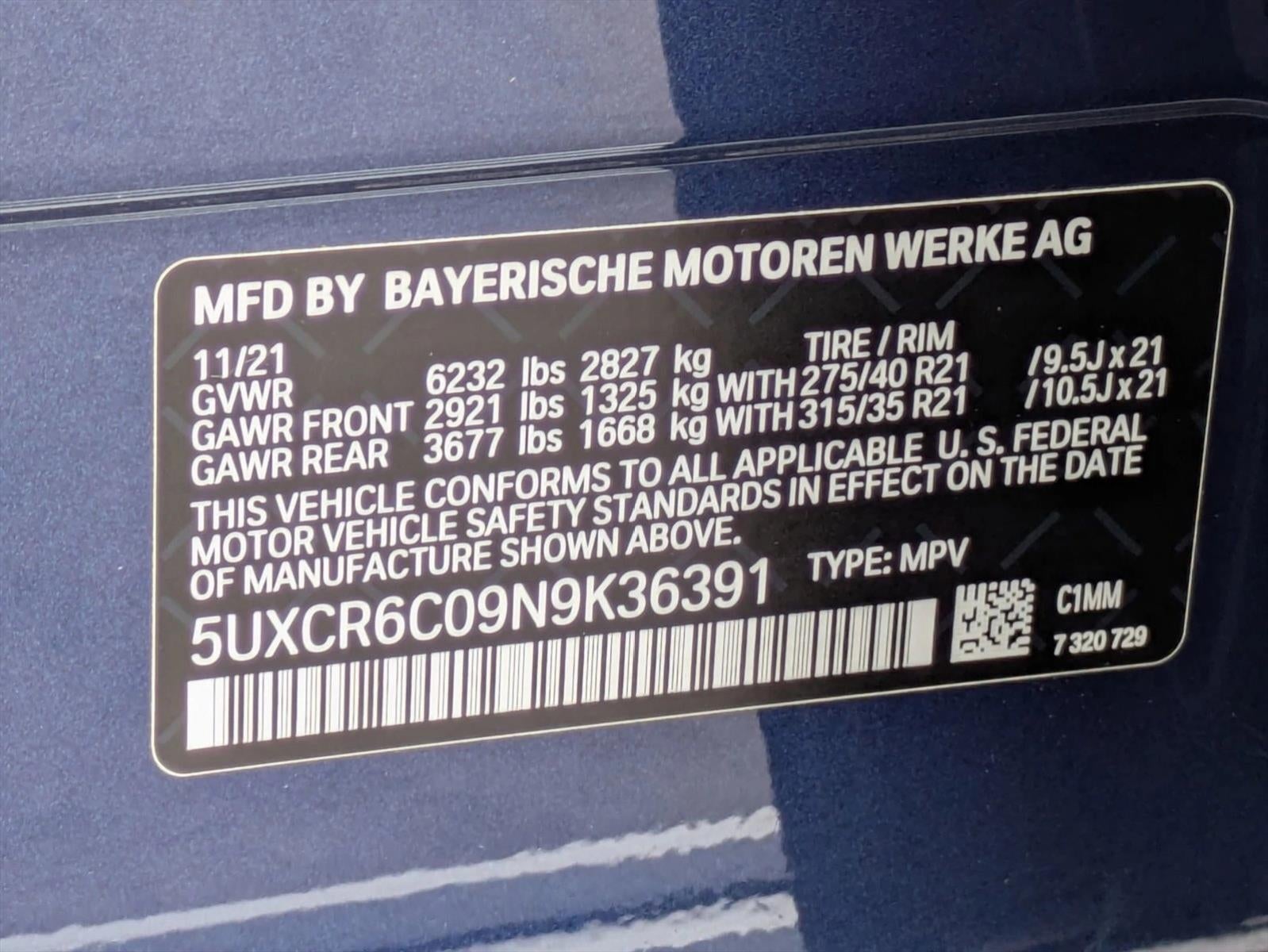 2022 BMW X5 xDrive40i Sports Activity Vehicle