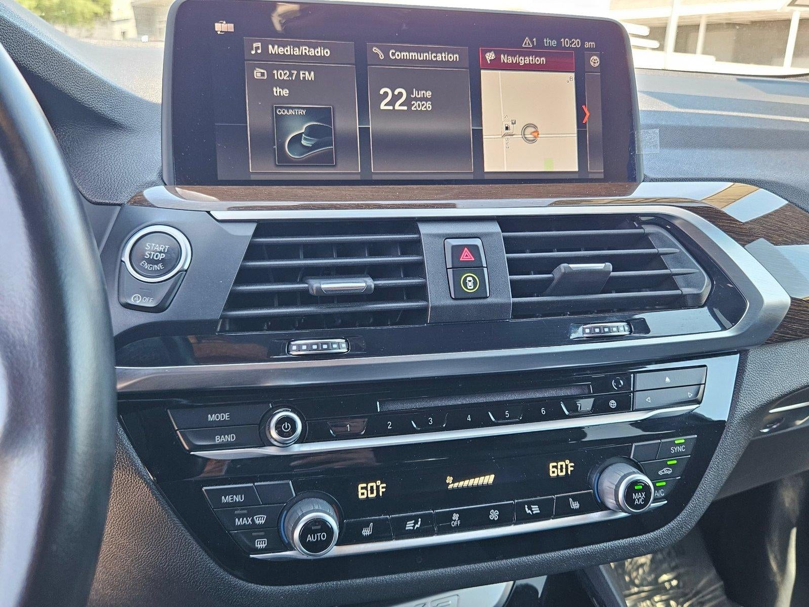 2019 BMW X3 sDrive30i Sports Activity Vehicle