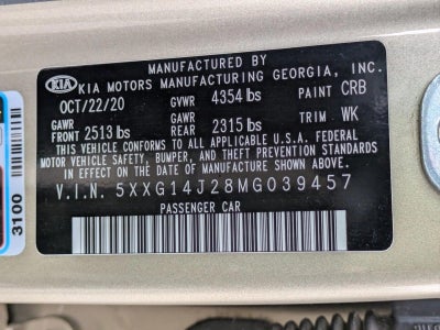 2021 Kia K5 LXS Auto FWD