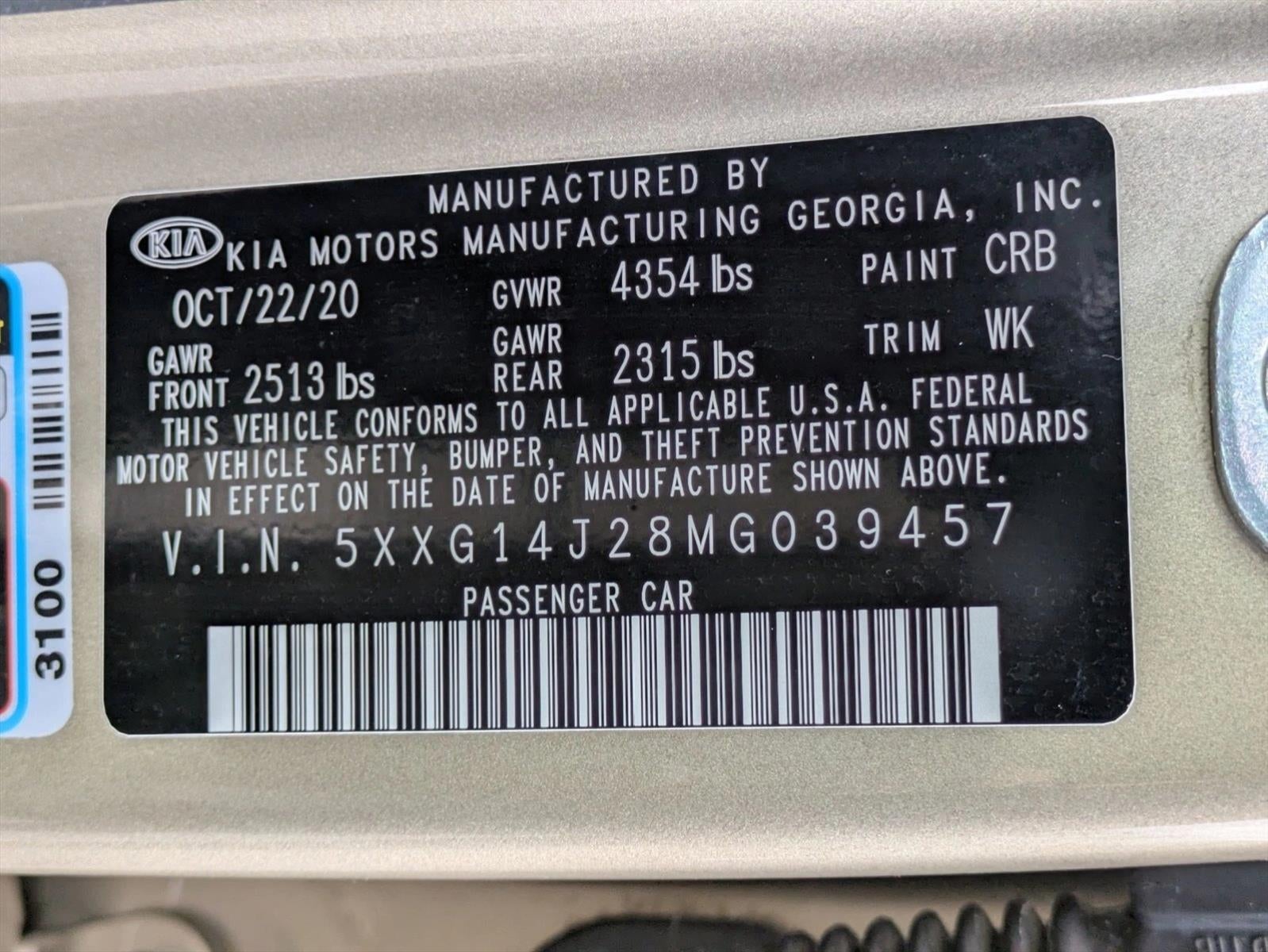 2021 Kia K5 LXS Auto FWD