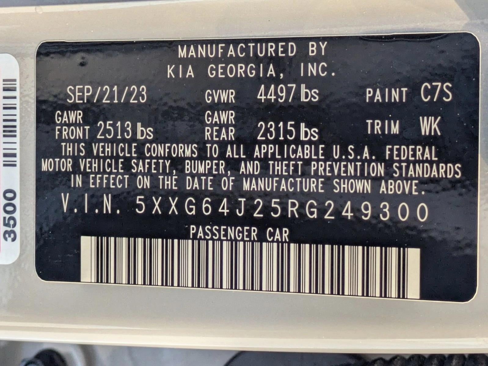 2024 Kia K5 GT-Line Auto AWD