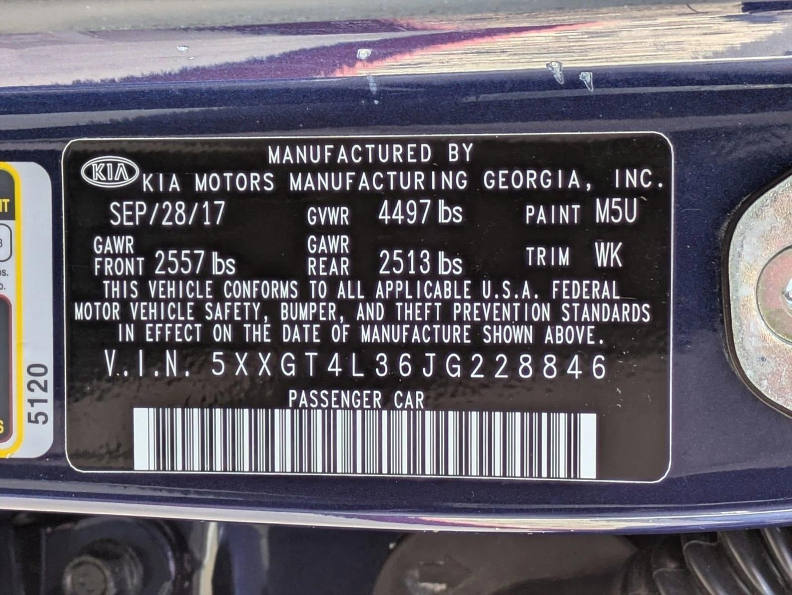 2018 Kia Optima LX Auto