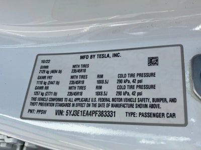 2023 Tesla Model 3 RWD
