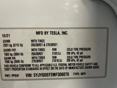2021 Tesla Model Y Performance AWD