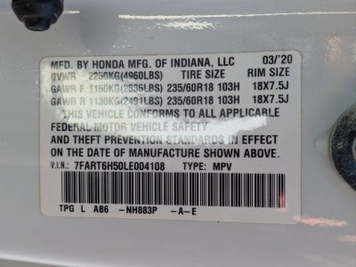 2020 Honda CR-V Hybrid EX AWD