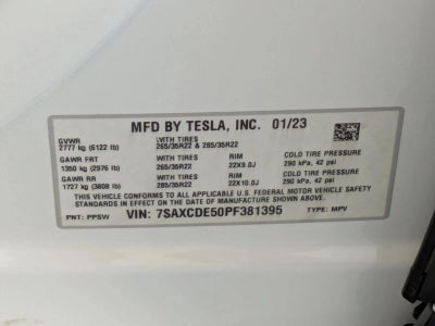 2023 Tesla Model X Standard Range AWD *Ltd Avail*