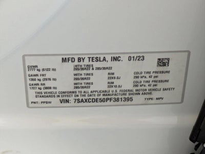 2023 Tesla Model X Standard Range AWD *Ltd Avail*