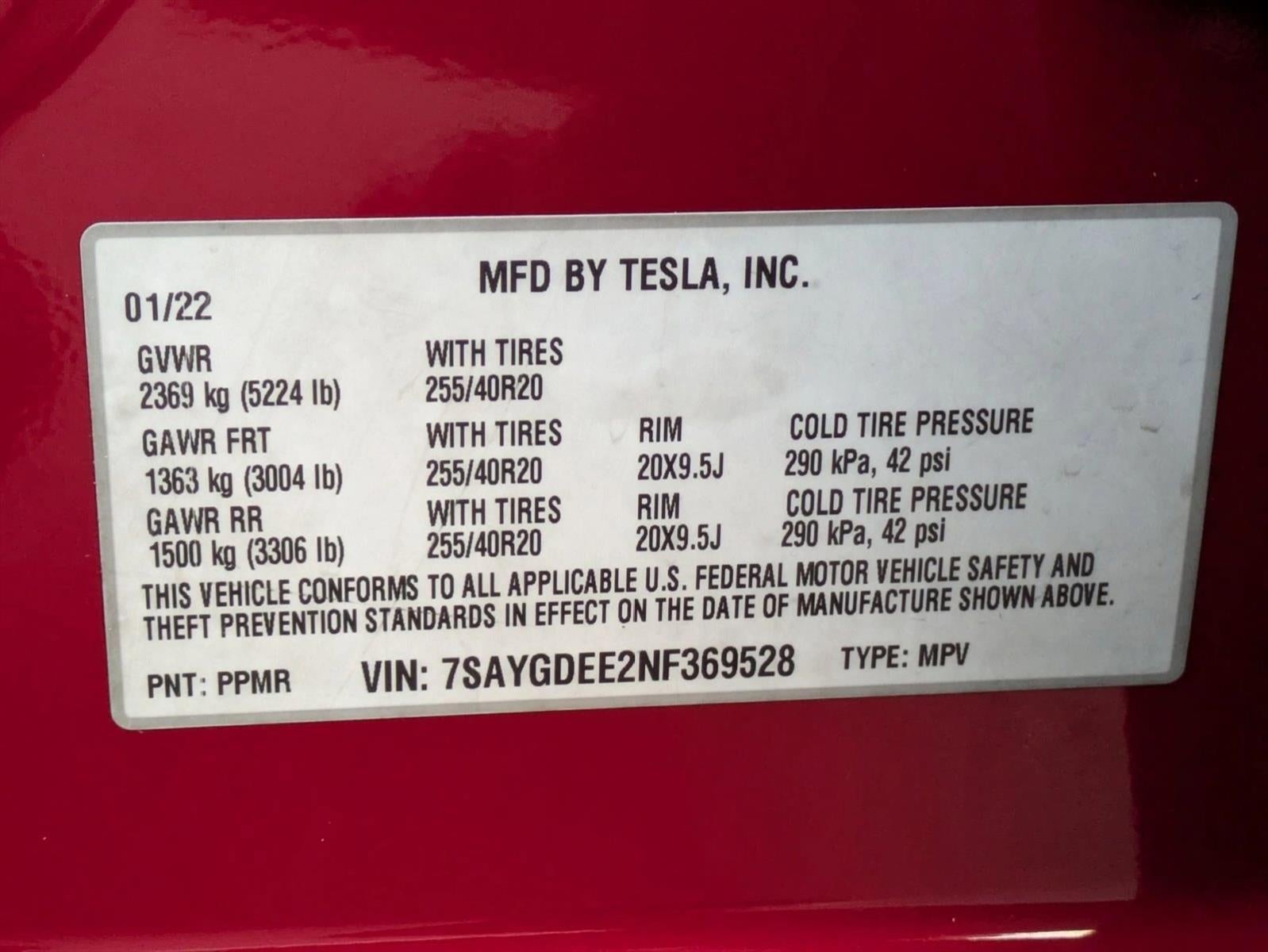 2022 Tesla Model Y Long Range AWD