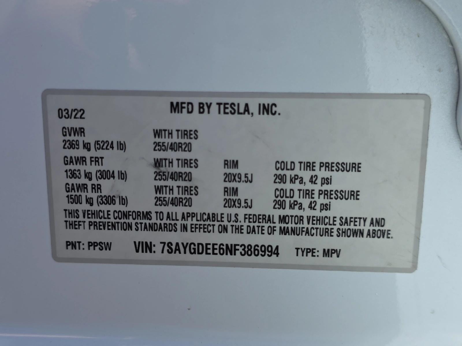 2022 Tesla Model Y Long Range AWD