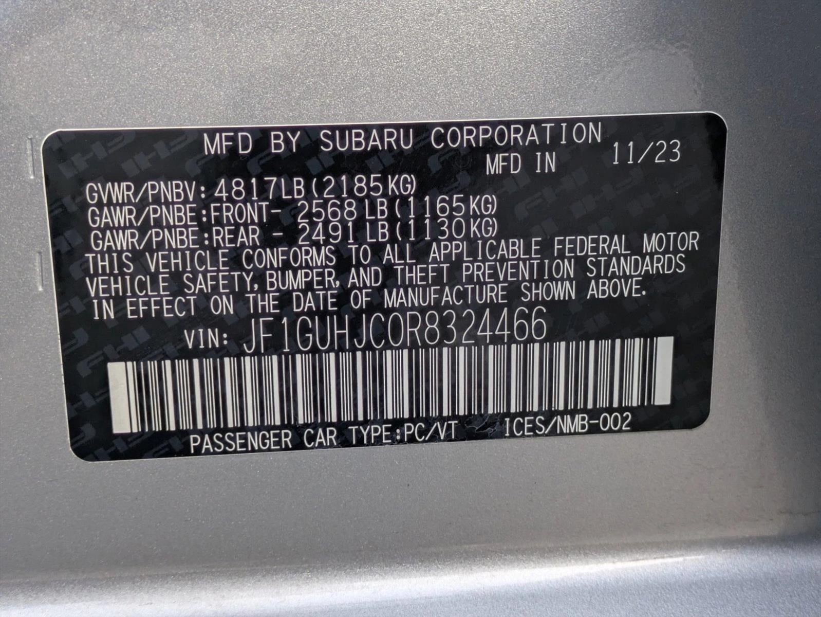 2024 Subaru Impreza RS AWD