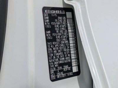 2016 Nissan JUKE 5dr Wgn CVT S FWD
