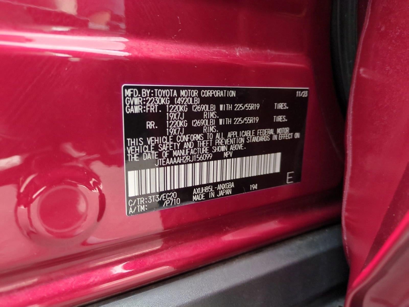 2024 Toyota Venza Nightshade AWD (Natl)