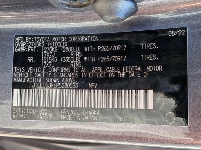 2023 Toyota 4Runner SR5 2WD (Natl)