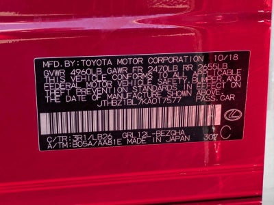 2019 Lexus GS 350 F Sport RWD