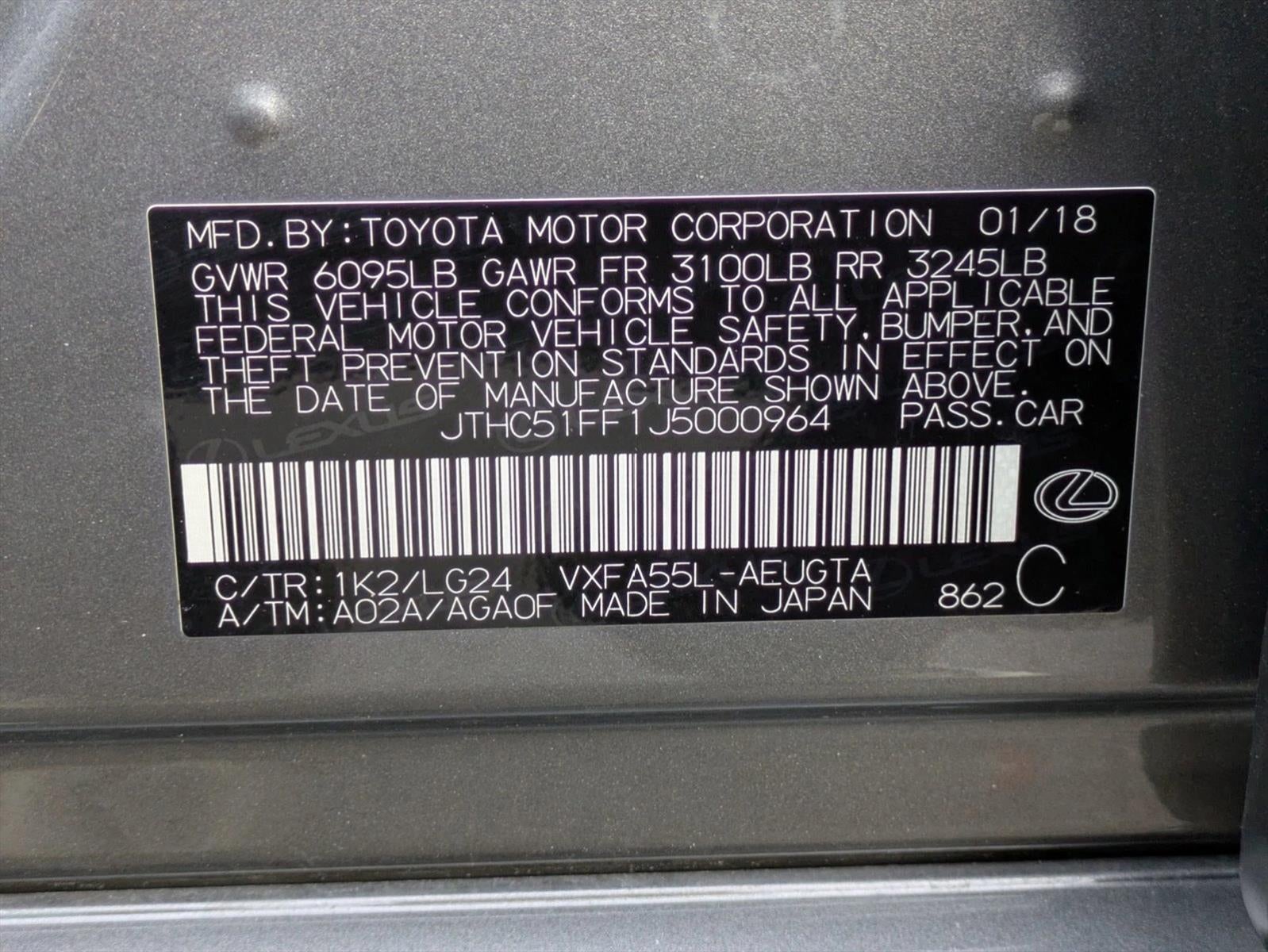 2018 Lexus LS 500 AWD