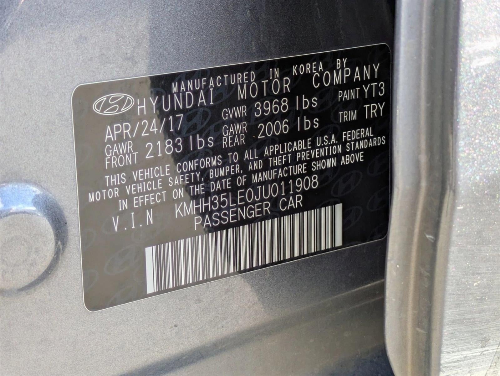 2018 Hyundai ELANTRA GT Auto