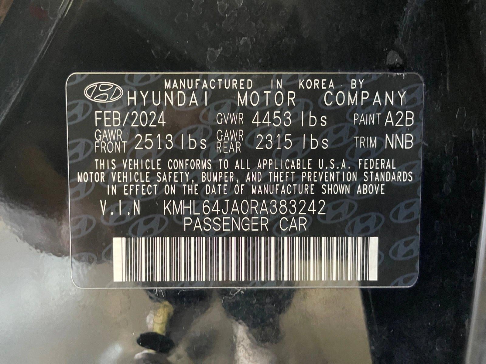 2024 Hyundai SONATA SEL 2.5L FWD