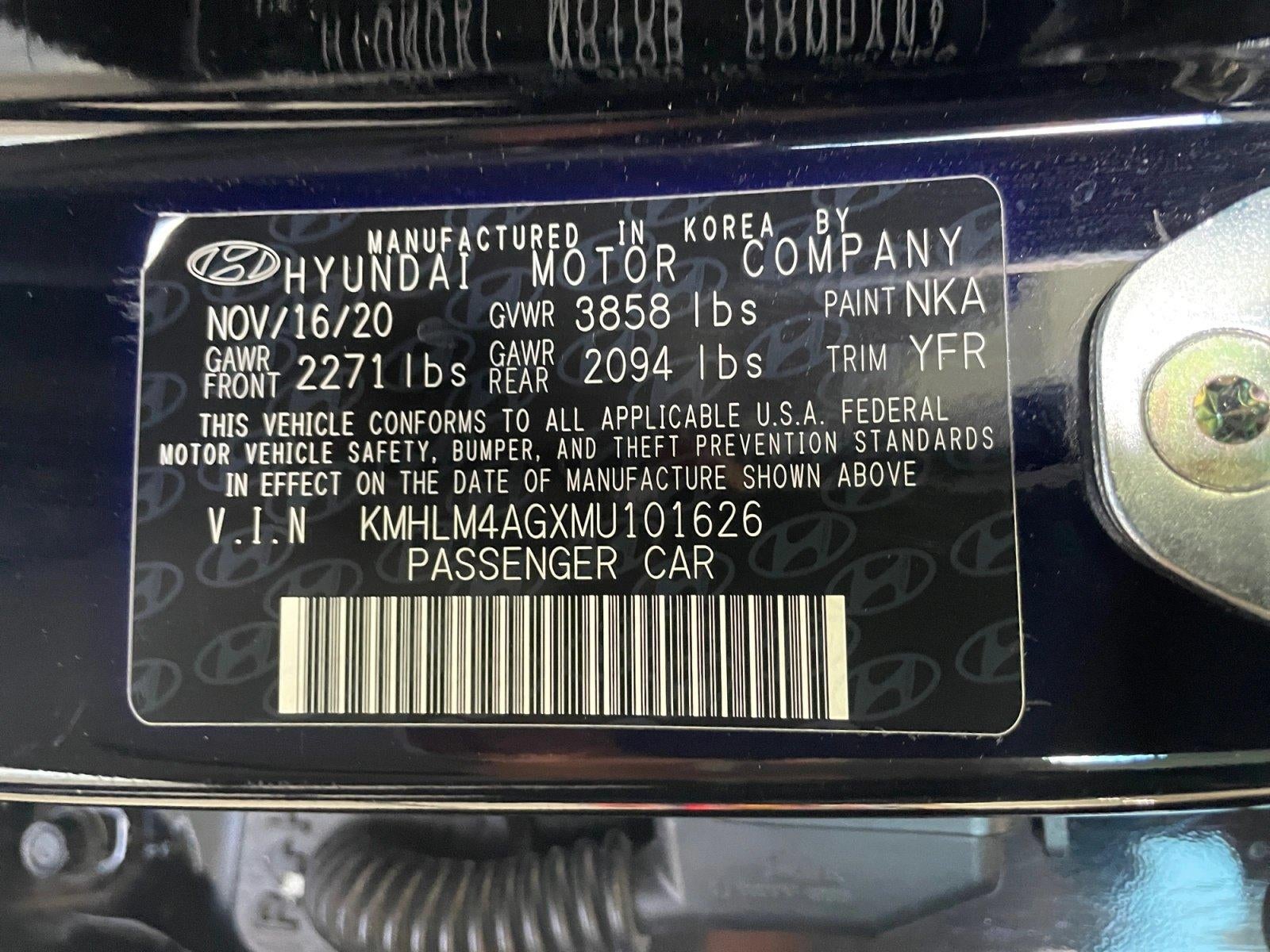2021 Hyundai ELANTRA SEL IVT