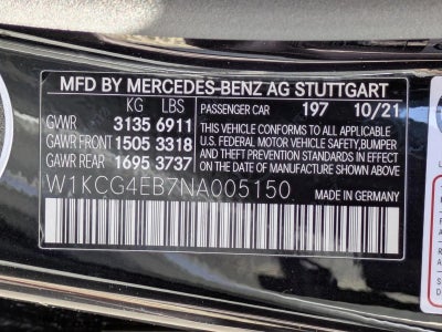 2022 Mercedes-Benz EQS EQS 580 4MATIC® Sedan