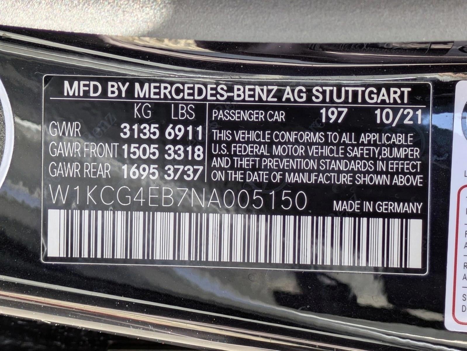 2022 Mercedes-Benz EQS EQS 580 4MATIC® Sedan