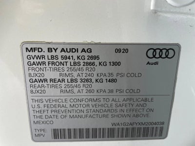 2021 Audi Q5 Premium 55 TFSI e quattro