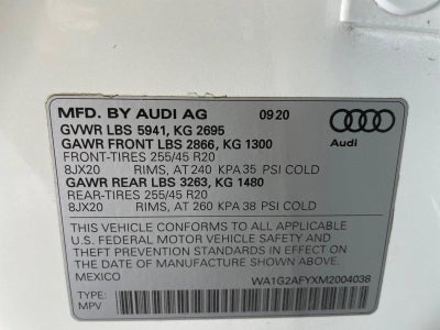 2021 Audi Q5 Premium 55 TFSI e quattro